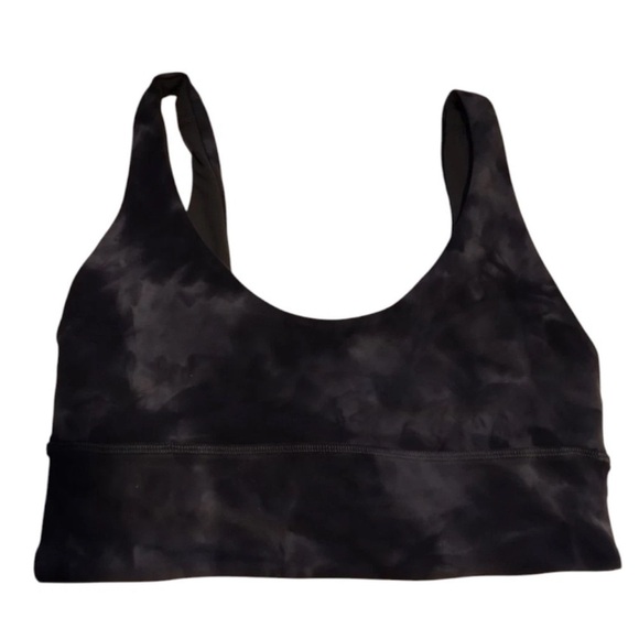 Lululemon Women's Align Reversible Tie-Dye Sports Bra Size 4 Black Yoga Workout - Picture 3 of 4